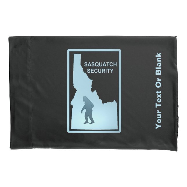 Funda De Cojín Seguridad Sasquatch - Idaho (Anverso)