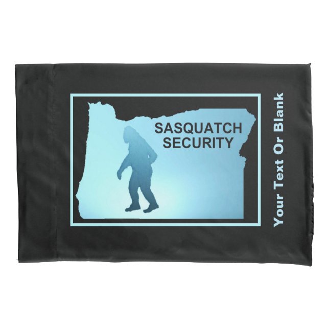 Funda De Cojín Seguridad Sasquatch - Oregón (Anverso)