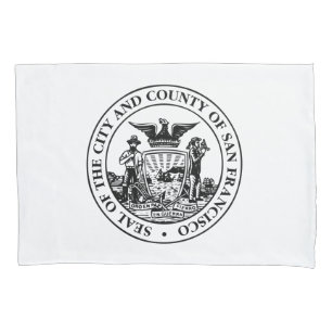 Funda De Cojín Sello de la ciudad de San Francisco (California, E