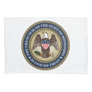 Funda De Cojín Sello de Misisipi (Estado de los Estados Unidos)