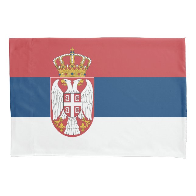 Funda De Cojín Serbia Flag (Anverso)