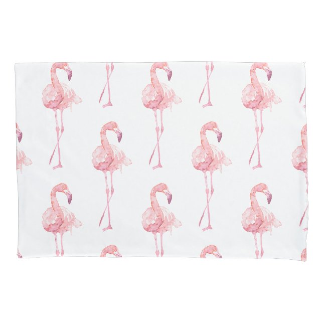 Funda De Cojín Serie Flamingo Tierno Diseño 2 (Anverso)