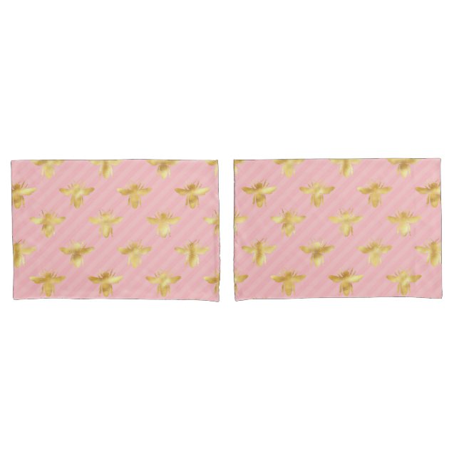 Funda De Cojín Serie Princesa Abeja Diseño #7 (Anverso - Set)