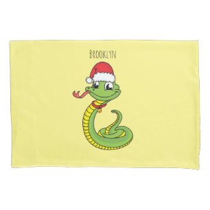 Funda De Cojín Serpiente verde suave con personalizado de sombrer