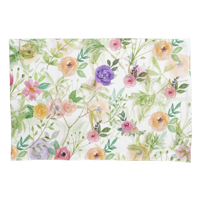 Funda De Cojín Shabby Chic Floral (Anverso)