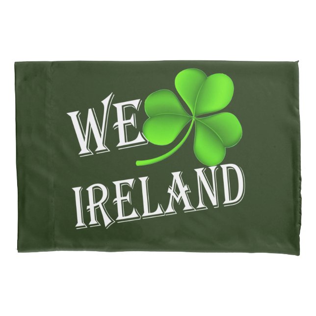 Funda De Cojín Shamrock Ireland wccnt (Anverso)