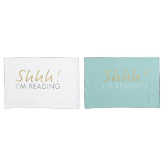 Funda De Cojín ¡Shhh! Estoy leyendo el juego de almohadillas