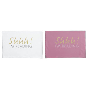Funda De Cojín ¡Shhh! Estoy leyendo el juego de almohadillas