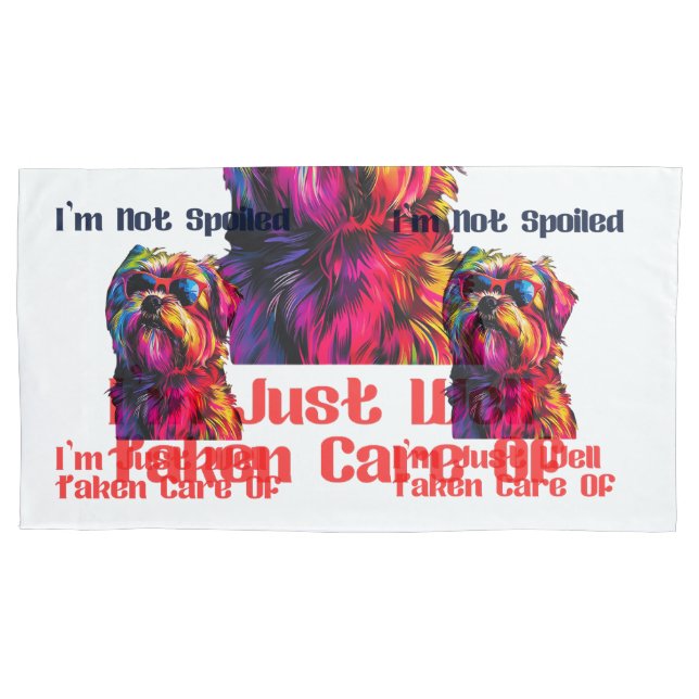 Funda De Cojín Shih Tzu (Anverso-izquierdo)