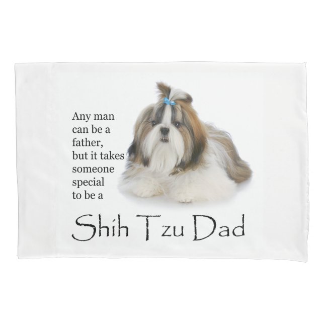 Funda De Cojín Shih Tzu Dad Pillowcase (Anverso)