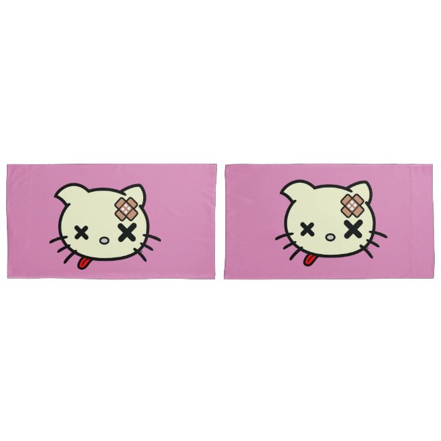 Funda De Cojín Sick Kitty (Anverso - Set)