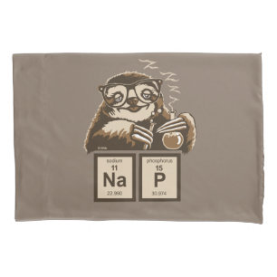Funda De Cojín Siesta descubierta pereza de la química