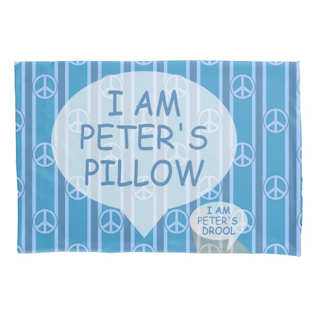 Funda De Cojín Signo de paz de Personalizable divertido y diverti (Anverso)