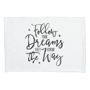 Funda De Cojín Sigue Tus Sueños. Ellos Saben El Camino.