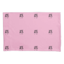 Funda De Cojín Silhouette African Art, Celebration Dance Pink