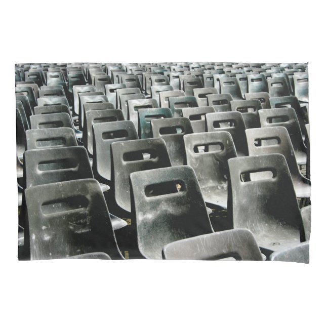 Funda De Cojín Sillas grisáceas monocromáticas (Anverso)