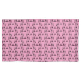 Funda De Cojín Silueta Cuta Mini Cocoteros Patrón de Árboles Rosa