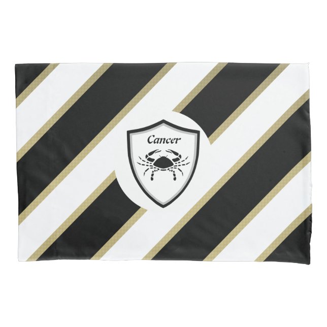 Funda De Cojín Símbolo de cáncer         (Anverso)