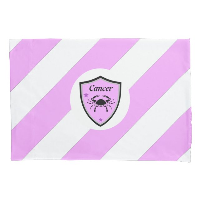 Funda De Cojín Símbolo de cáncer        (Anverso)