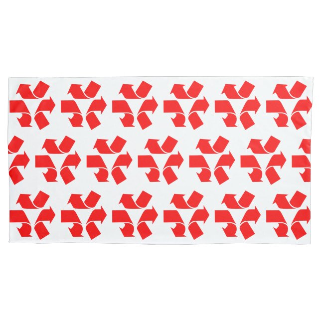 Funda De Cojín Símbolo de no reciclar (Anverso-izquierdo)