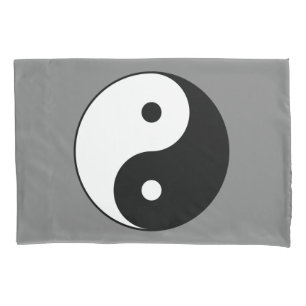 Funda De Cojín Símbolo Yin y Yang (taoísta chino Taijitu)