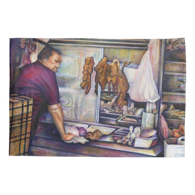 Funda De Cojín Singapur besado por el sol (Reverso)