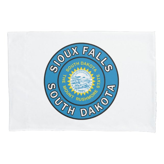 Funda De Cojín Sioux Falls Dakota del Sur (Anverso)