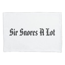 Funda De Cojín "Sir Snores A Lot"