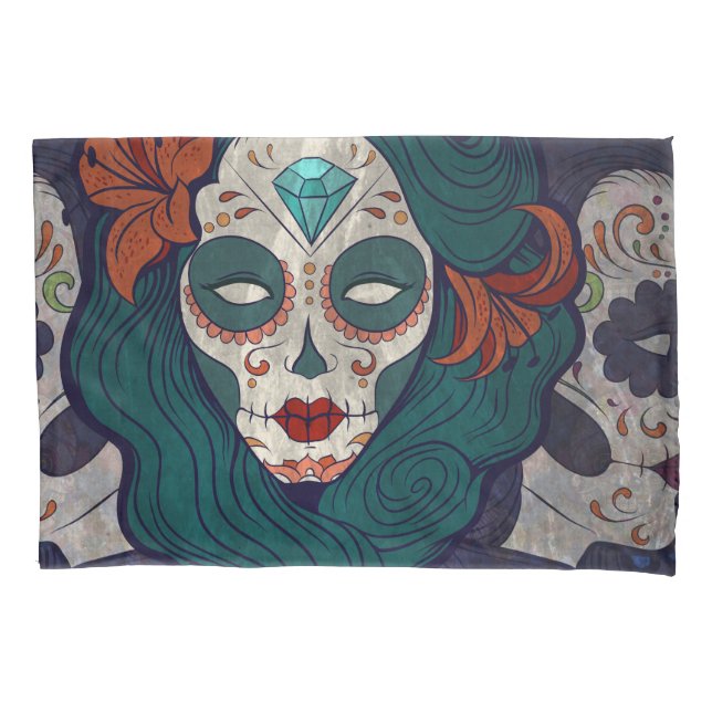 Funda De Cojín Skull Ladies (Anverso)