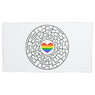 Funda De Cojín SlipperyJoe el labyri labyri del rompecabezas de l