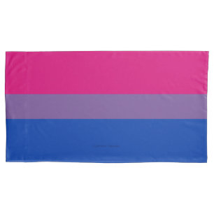 Funda De Cojín SlipperyJoe's Bisexual Pride Flag lavender-pink bl