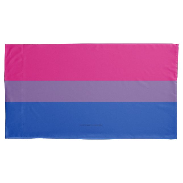 Funda De Cojín SlipperyJoe's Bisexual Pride Flag lavender-pink bl (Anverso)