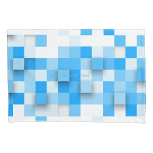 Funda De Cojín SlipperyJoe's cuadrados arte mosaico moderno tres-