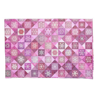 Funda De Cojín Snowcatcher Heartflakes Patchwork