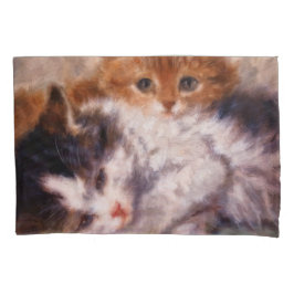 Funda De Cojín Snuggle de dos gatitos de Henriëtte Ronner-Knip