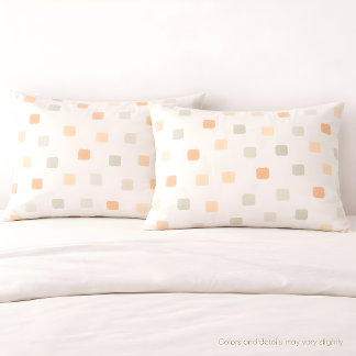 Funda De Cojín Soft Boho Grid Pattern Pillowcase