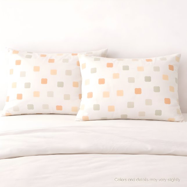 Funda De Cojín Soft Boho Grid Pattern Pillowcase (Subido por el creador)