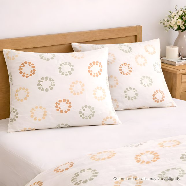 Funda De Cojín Soft Boho Pebble Circle Pattern Pillowcase (Subido por el creador)