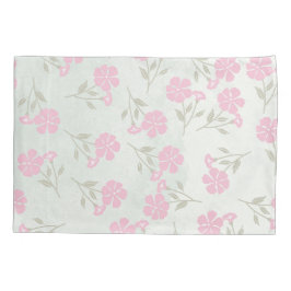 Funda De Cojín Soft Pink Floral Pillowcase