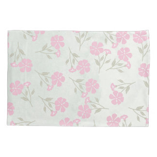 Funda De Cojín Soft Pink Floral Pillowcase