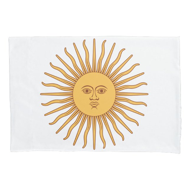 Funda De Cojín Sol argentino (Anverso)