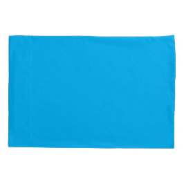 Funda De Cojín Solid Cyan Blue Background