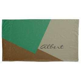 Funda De Cojín Sólo Color Backgr. - verde marrón oscuro + tus ide