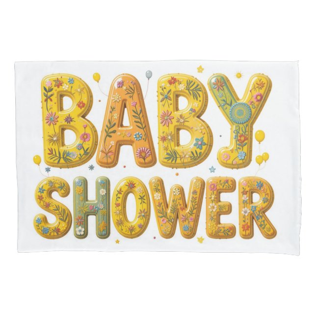 Funda De Cojín Sorpresa para baby shower (Anverso)