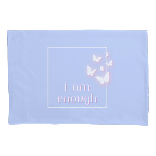 Funda De Cojín Soy suficiente, Cita de amor propio (Anverso)