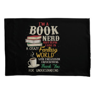Funda De Cojín Soy un friki de los libros - Amante de los libros 