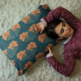 Funda De Cojín Spiders & Lilies Tocaron El Patrón Vintage Hallowe