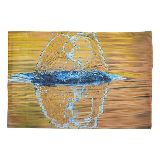 Funda De Cojín Splash en la noche de otoño (Reverso)