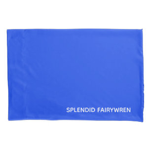Funda De Cojín Splendid Fairywren Blue Color Name
