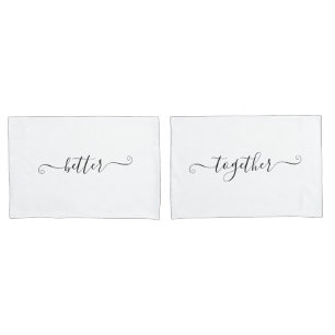 Funda De Cojín Sr. y Sra. Couple Better Together Pillowcase